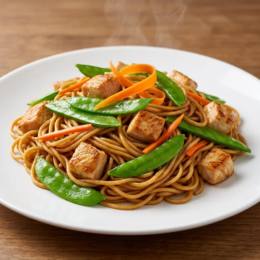 Chicken Lo Mein at Kai Ping Restaurant - Chinese food in Winnipeg, MB